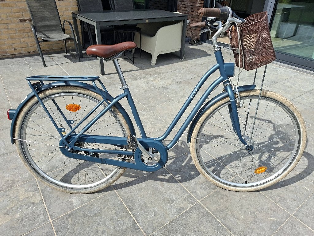 Damesfiets blauw, Accès (extra) bas, Autres marques, Frein sur jante, Enlèvement