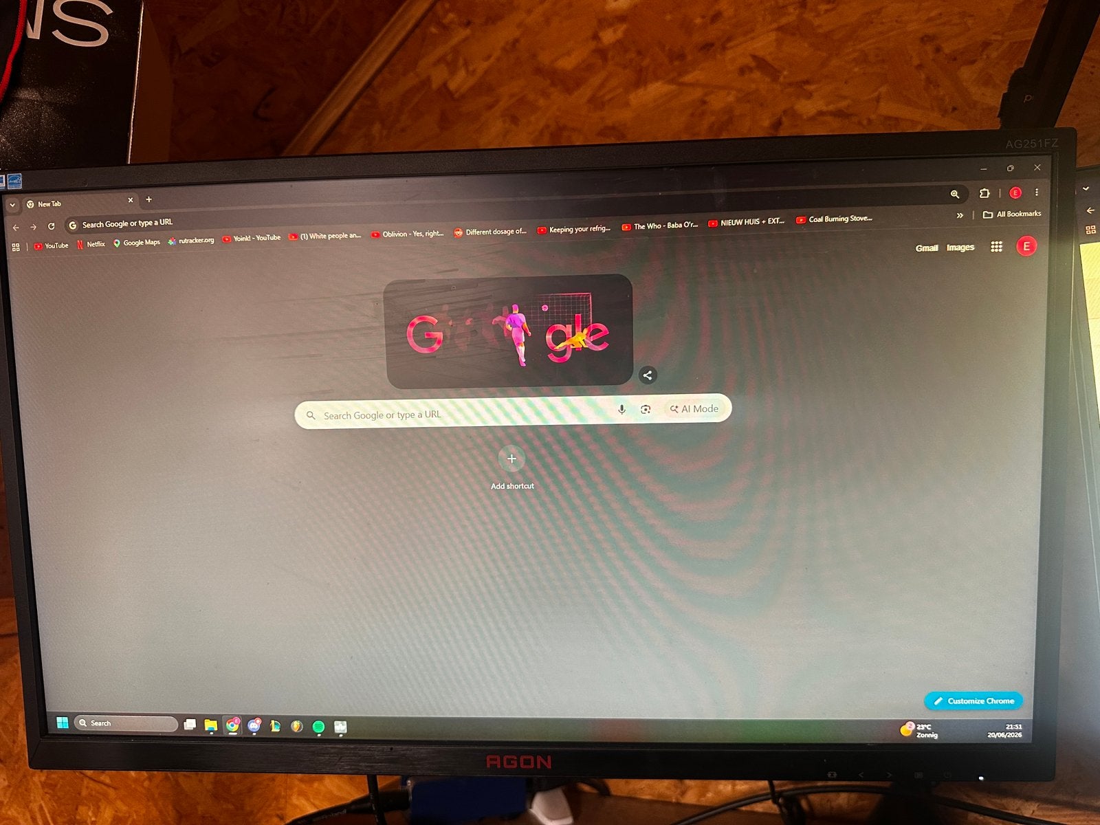 Moniteur AOC 24 pouces 240hz 1080p 1ms, Informatique & Logiciels, Moniteurs, Enlèvement, Comme neuf