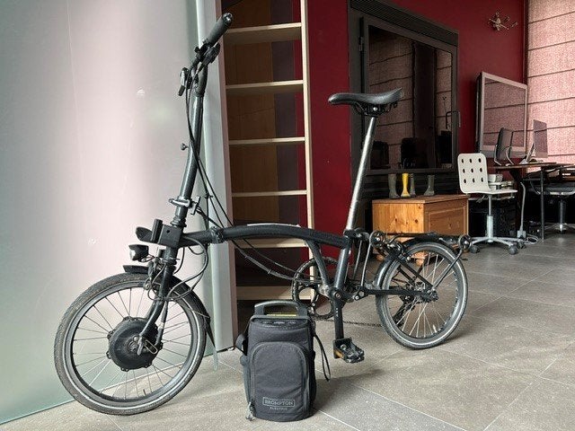 Brompton C-line electric, Ophalen, Brompton, Versnellingen, Zo goed als nieuw