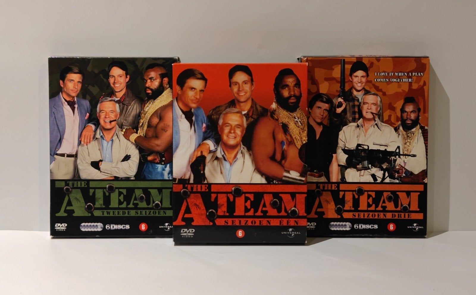 The A‑Team DVD Boxen 3 Seizoenen Complete Serie Mr. T George, Cd's en Dvd's, Ophalen of Verzenden, Komedie