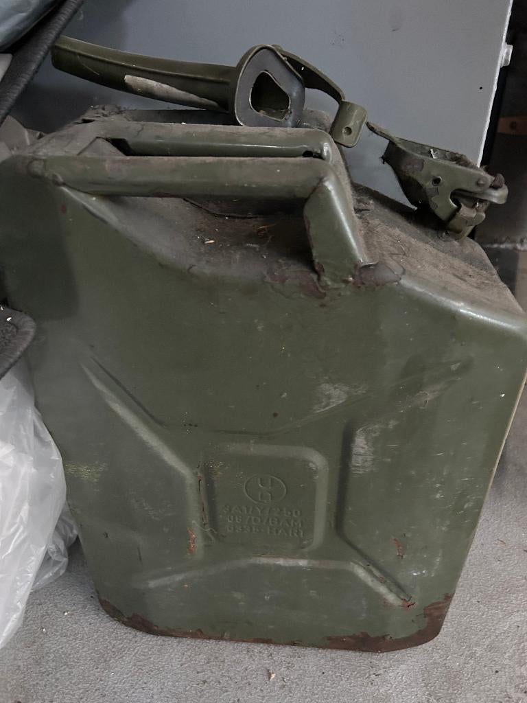 JERRYKAN STAAL VERSTERKT 20L, Ophalen, Landmacht, Overige typen