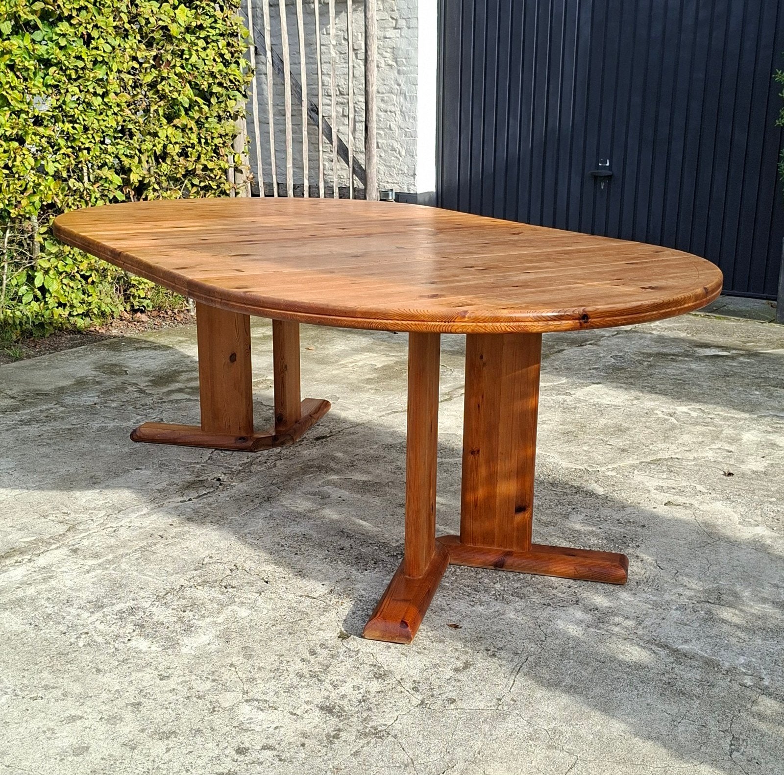 Table de salle à manger vintage cool, Maison & Meubles, Vintage, 100 à 150 cm, Enlèvement, Utilisé