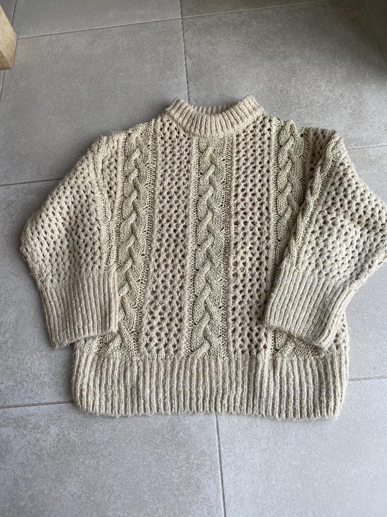 Camel met goudkleurige trui Zara, Kleding | Dames, Maat 38/40 (M), Overige kleuren, Zara, Ophalen of Verzenden