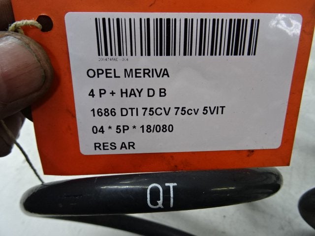 SCHROEFVEER ACHTER Opel Meriva (01-2003/05-2010), Gebruikt, Opel