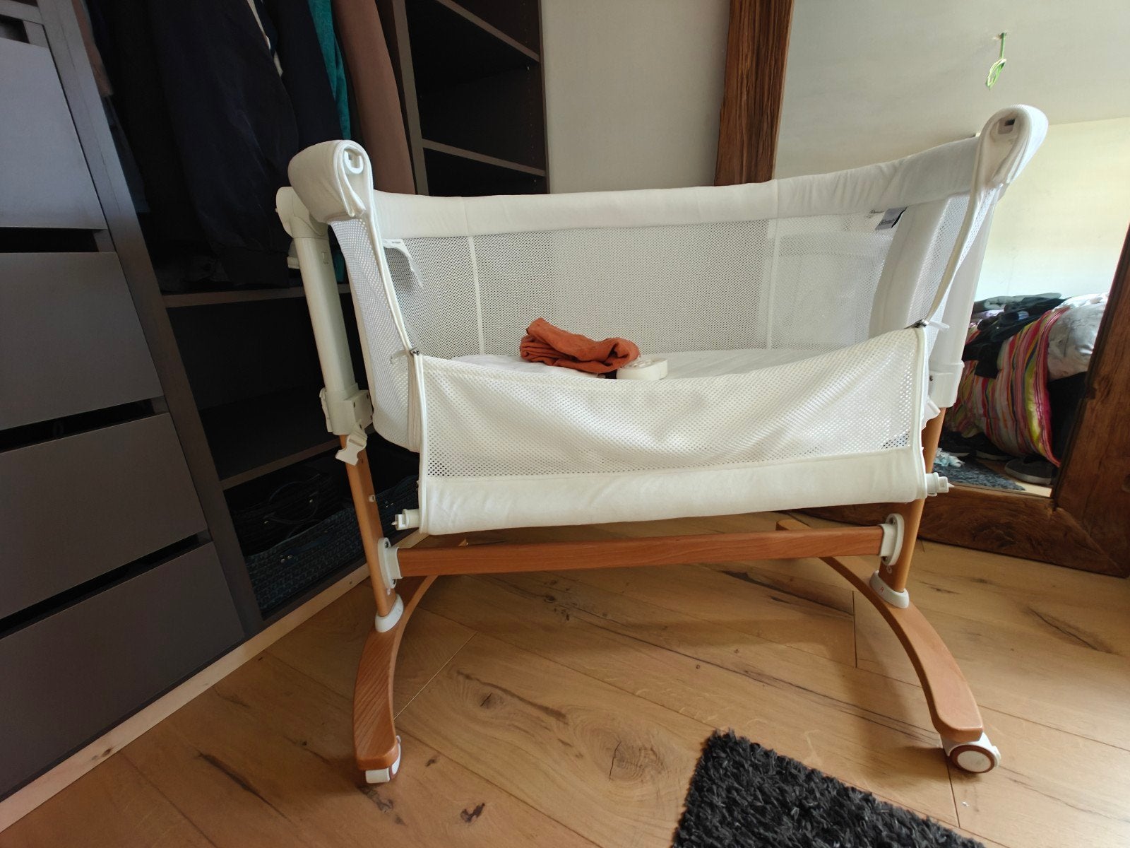 Co sleeper babyGo, Kinderen en Baby's, Ophalen, Zo goed als nieuw, Wieg