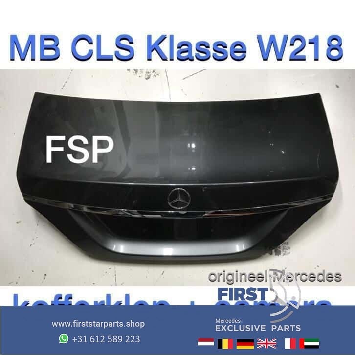 W218 CLS Facelift Achterklep + camera Mercedes grijs koffer, Gebruikt, Ophalen of Verzenden, Achter, -