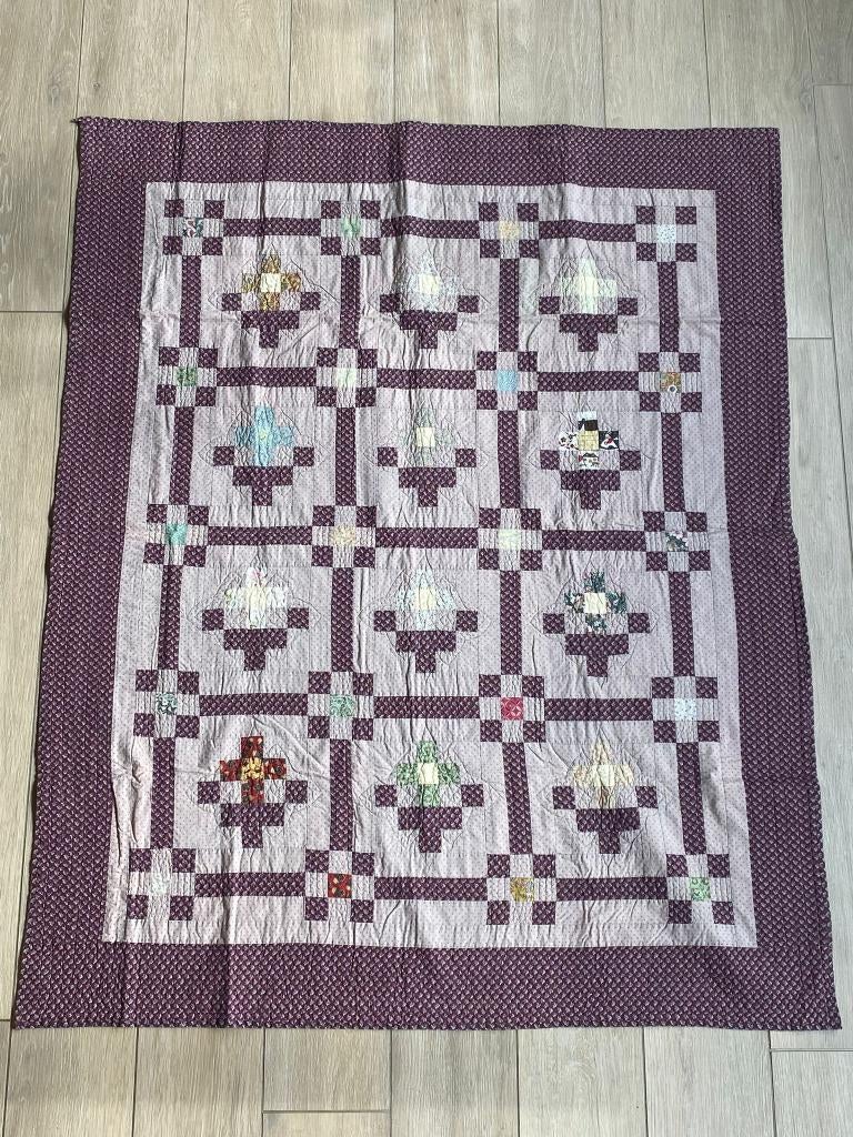 quilt VOLLEDIG handgemaakt !!!, Hobby en Vrije tijd, Ophalen, Gebruikt
