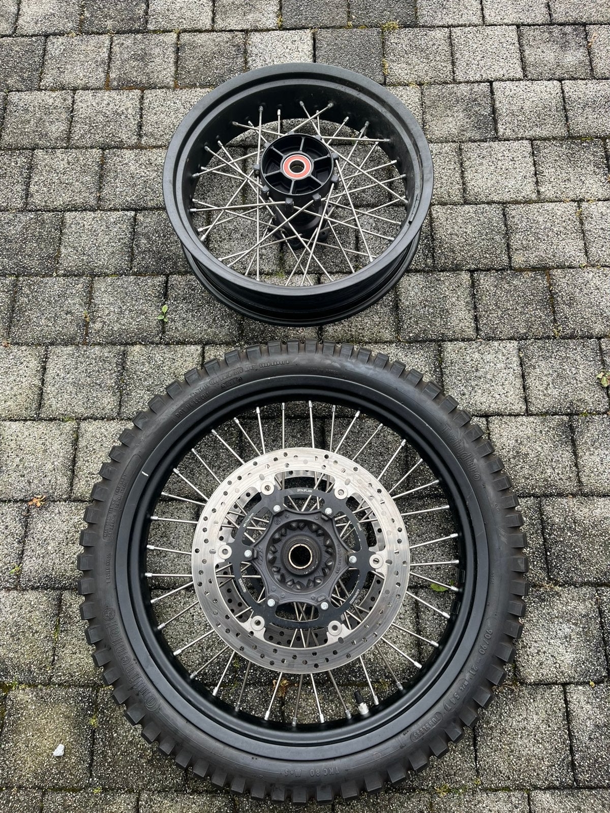 Wielset komende van een ktm 890 adventure r, Motoren, Onderdelen | Overige, Gebruikt, Ophalen of Verzenden