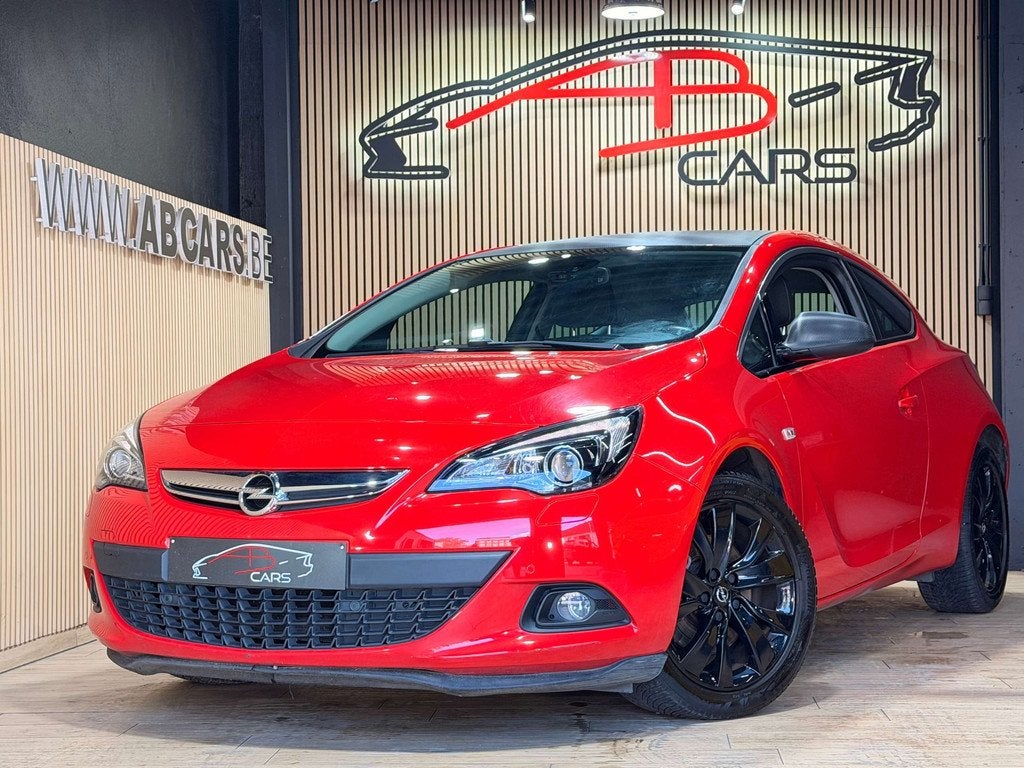 Opel Astra GTC 1.4 Turbo Black Edition * SPORT * GARANTIE 12, Auto's, 1940 kg, Stof, Gebruikt, 4 cilinders