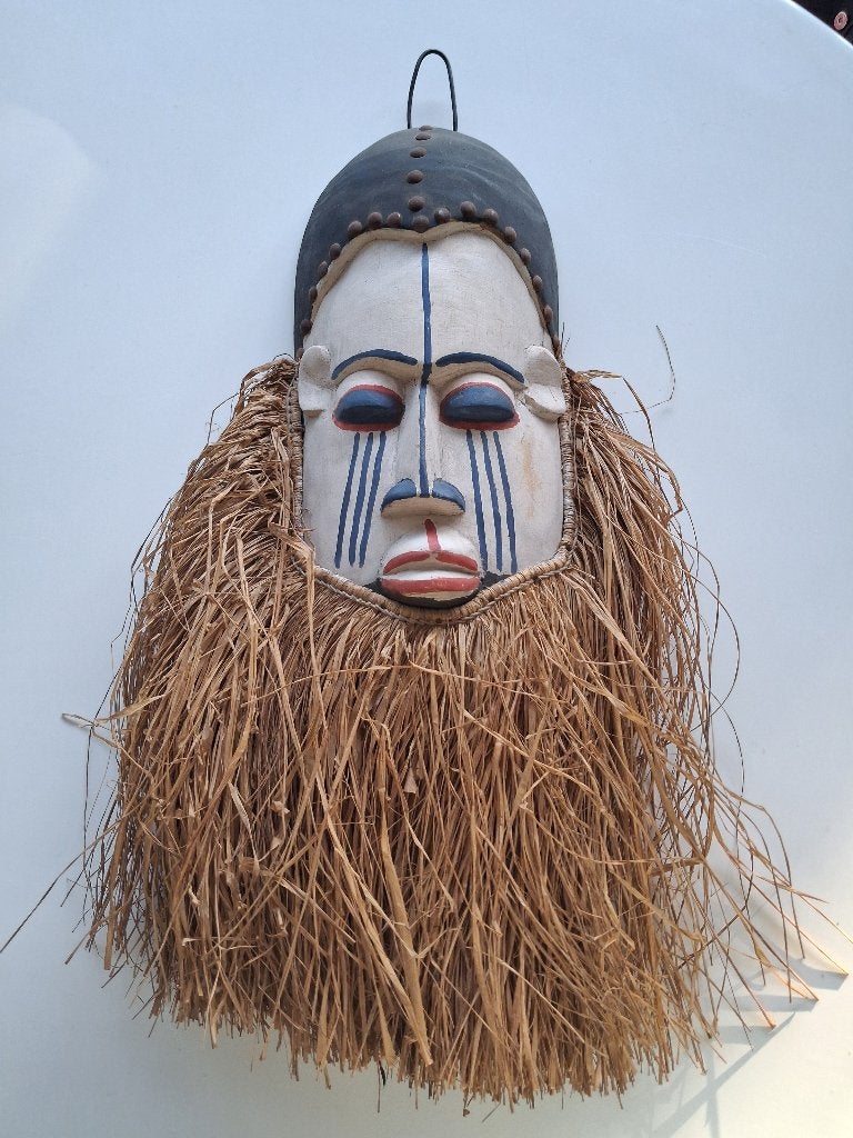 Masque africain, Antiquités & Art, Art | Art non-occidental, 56 cm, Afrique, Enlèvement ou Envoi, Objet rituel