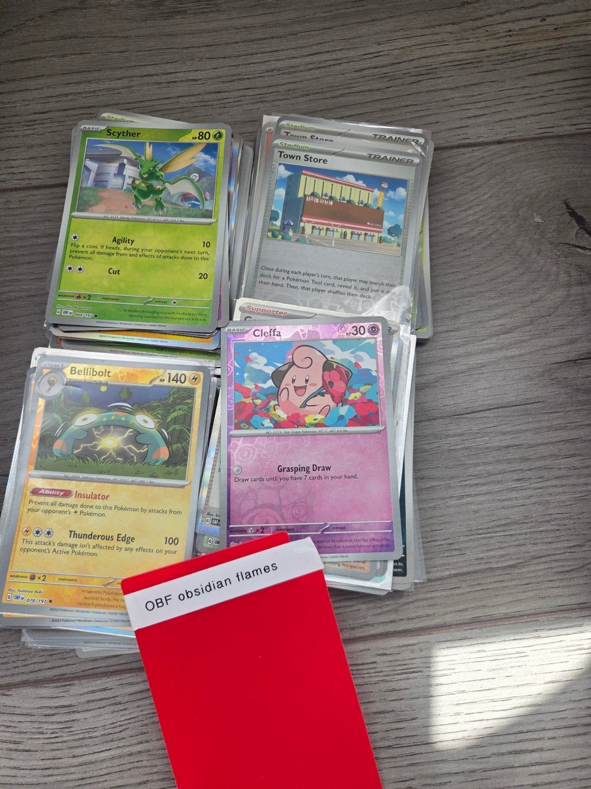 Pokemon OBF (obsidian flames) kaarten te koop., Ophalen