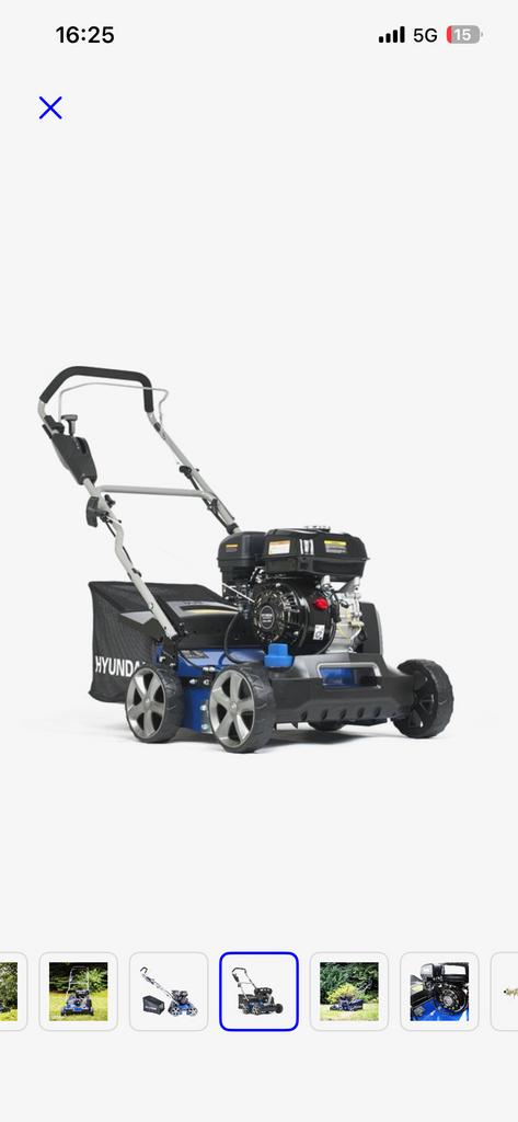 Hyundai verticuteermachine, Tuin en Terras, Ophalen, Zo goed als nieuw, Benzine