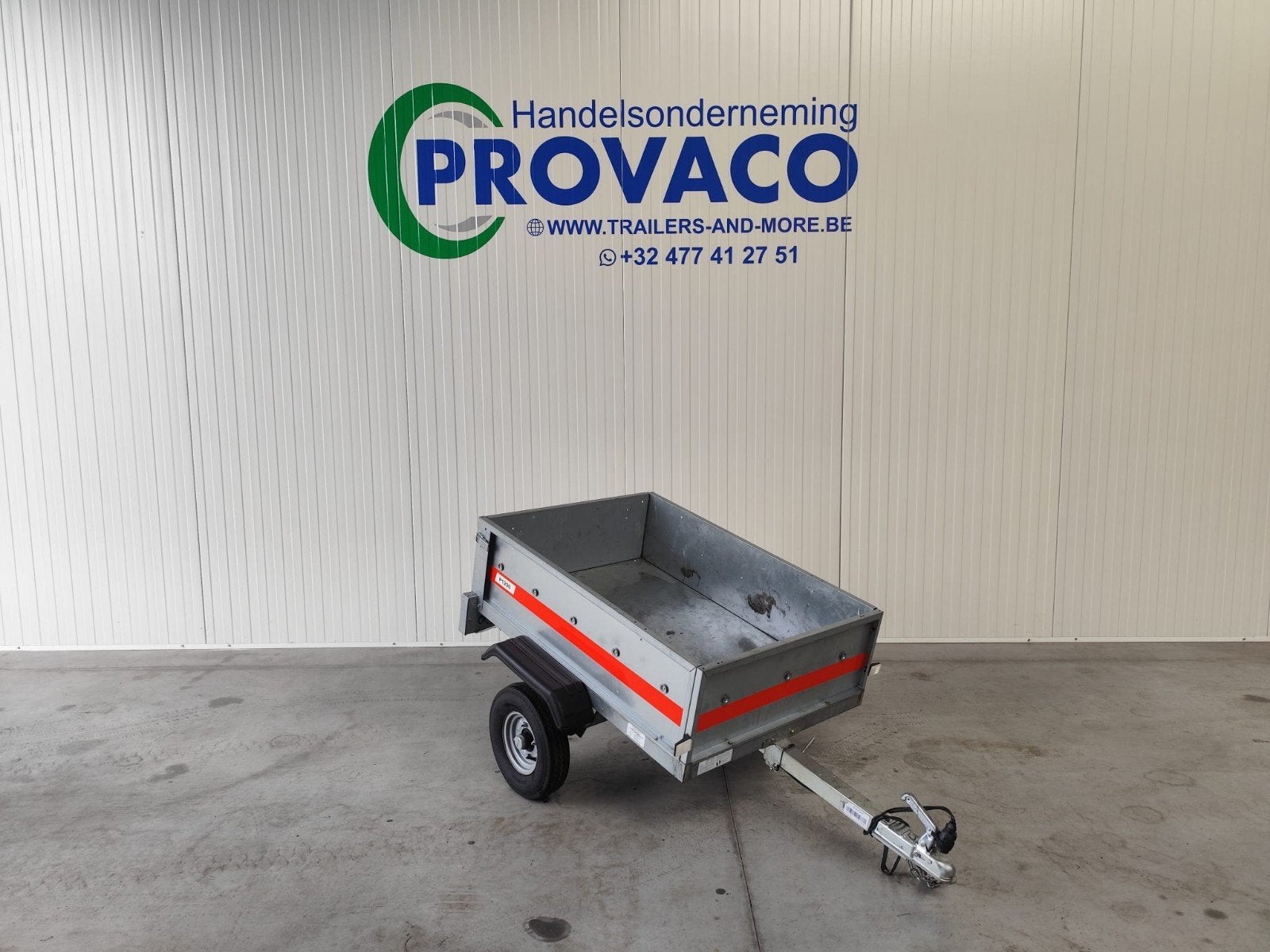 aanhangwagentje — 450kg — nieuwstaat, Ophalen