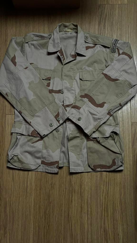 field shirt DCU KorpsMarinier gulf war dutch, Enlèvement ou Envoi, Marine, Vêtements ou Chaussures