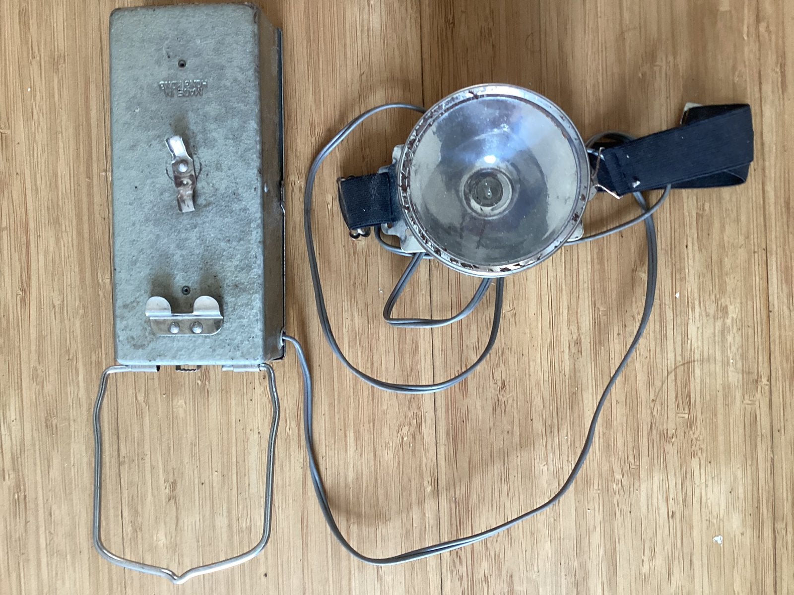 Vintage koplamp, Verzamelen, Overige Verzamelen, Ophalen, Gebruikt