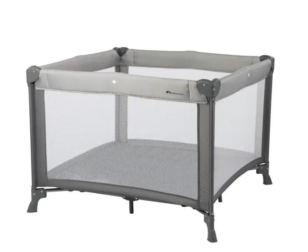 Parc de voyage gris pour bébé et jeunes enfants, Enlèvement, Comme neuf, Lit de voyage