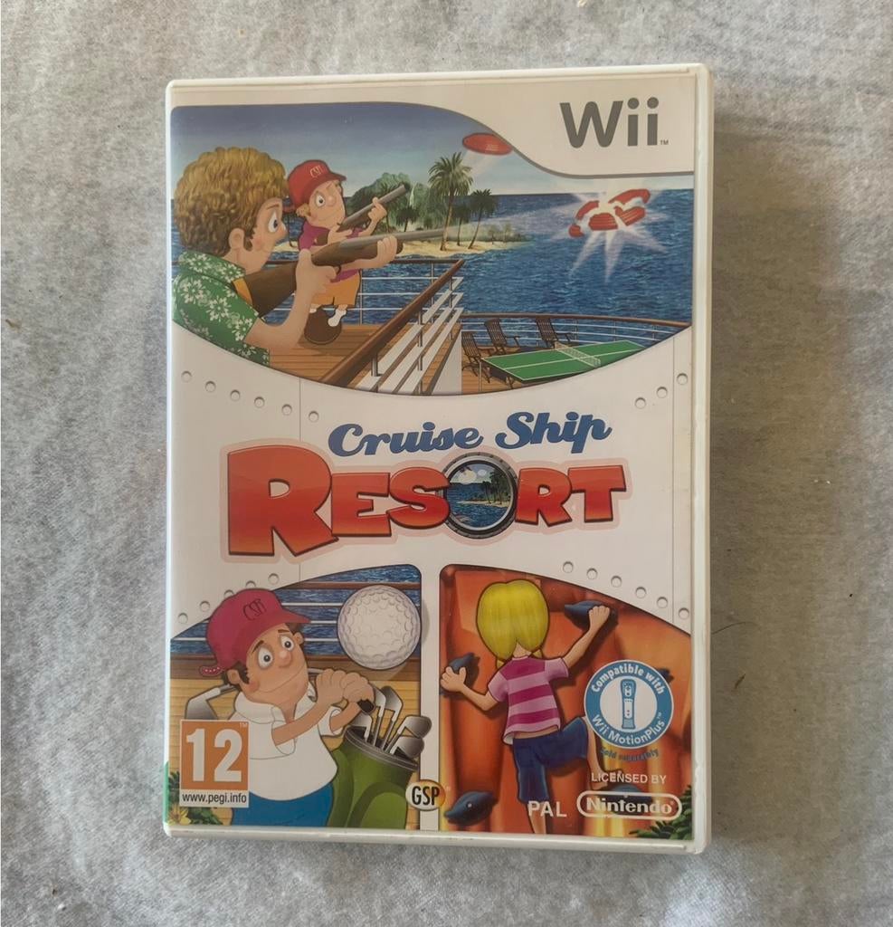 Nintendo Wii Game " Cruise Ship Resort " spelletje origineel, Games en Spelcomputers, Ophalen of Verzenden, Zo goed als nieuw