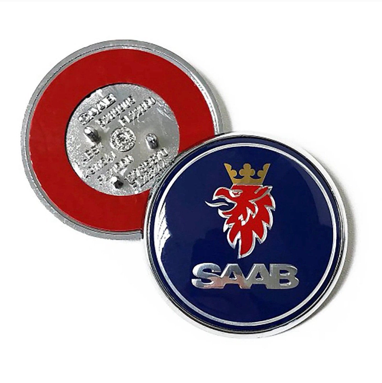 Badge original emblème de capot Saab 9-3 03-12 et 9-5 98-10, Enlèvement ou Envoi