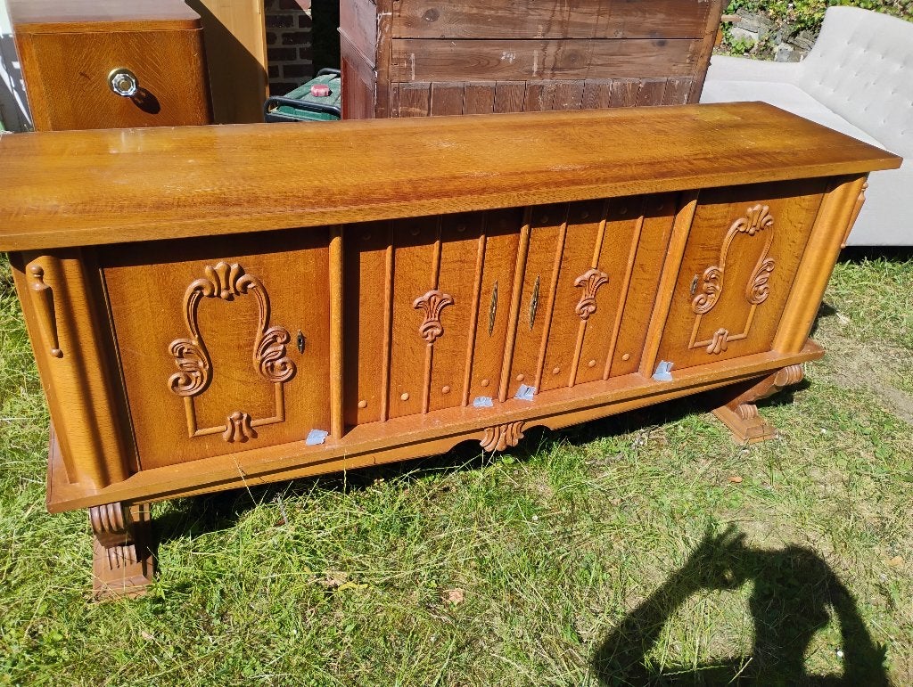 Buffet à donner, Maison & Meubles, Armoires | Buffets, Avec porte(s), 200 cm ou plus, Enlèvement, Utilisé