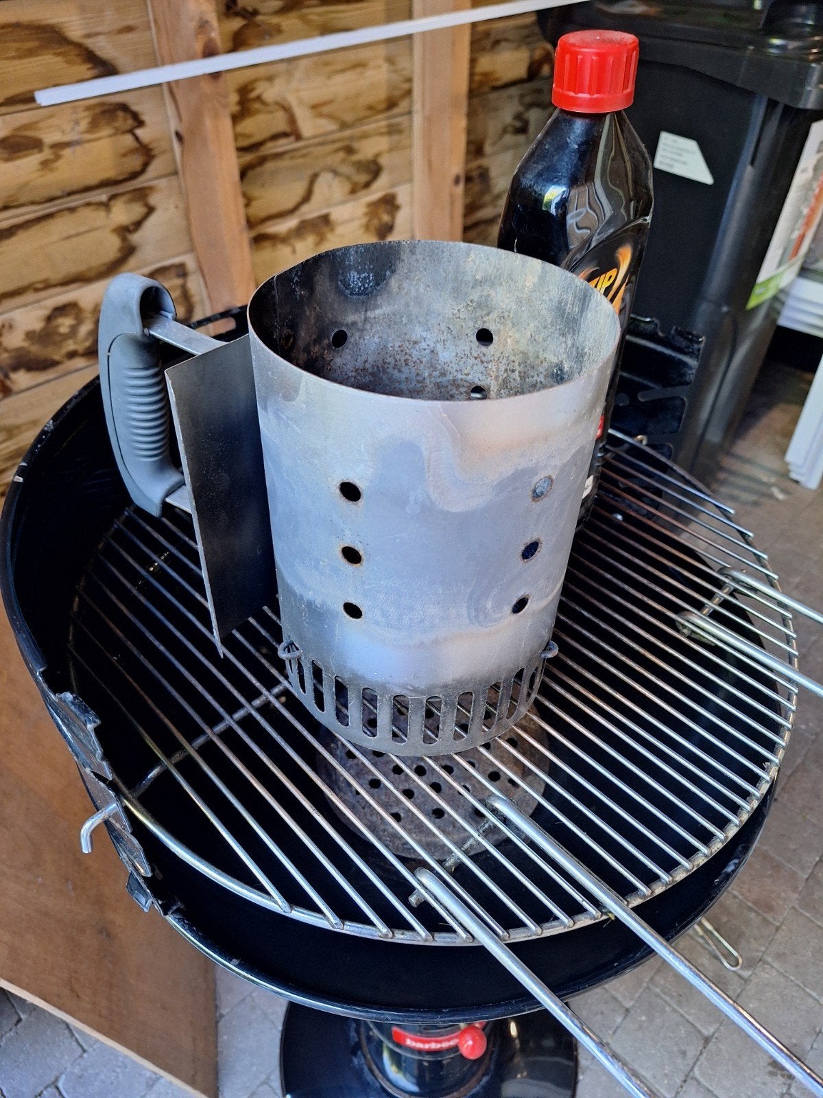 Barbecook diameter 43 cm + toebehoren, Tuin en Terras, Ophalen, Gebruikt, Barbecook