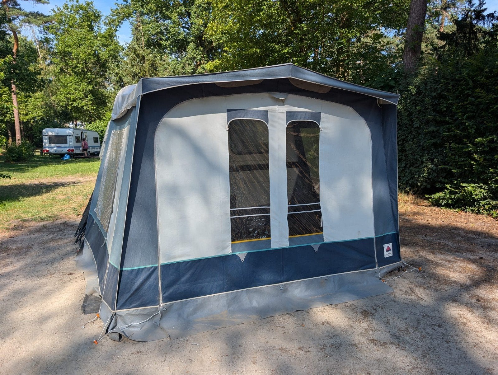 Caravan met voortent, Caravans en Kamperen, Voortenten en Luifels, Ophalen