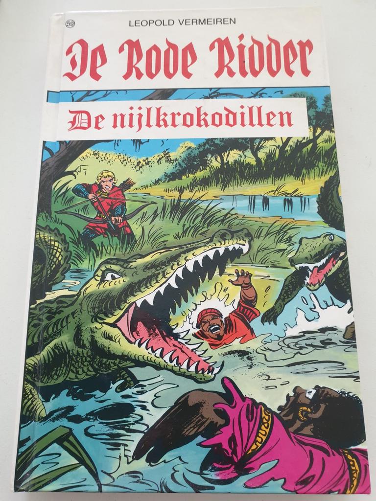 De nijlkrokodillen DE RODE RIDDER NR 59 LEESBOEK L VERMEIREN, Ophalen of Verzenden