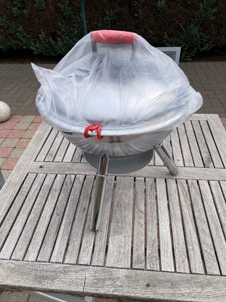 Tafel BBQ, Tuin en Terras, Ophalen, Gebruikt