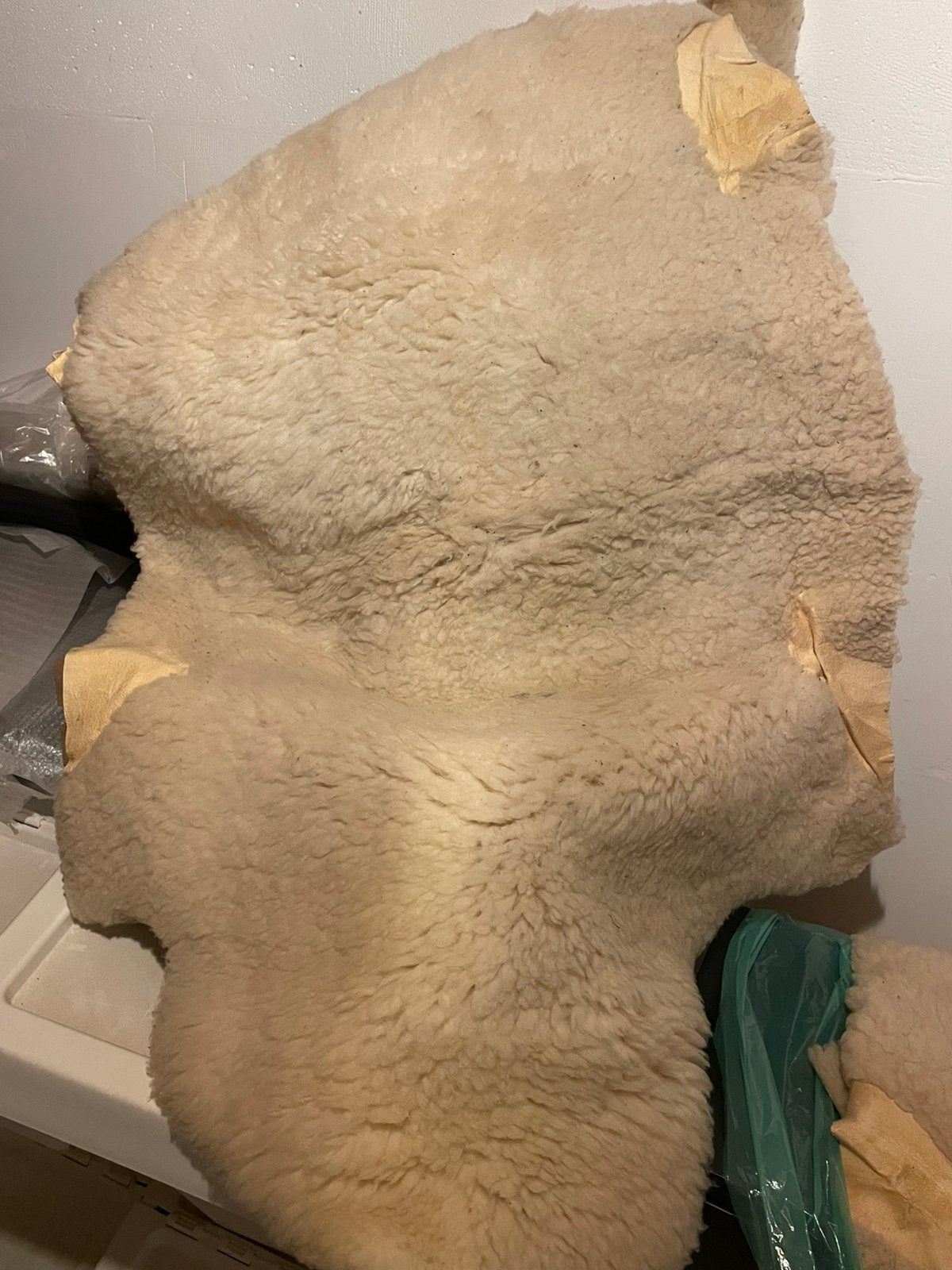 2 véritables peau de mouton, Enlèvement, Utilisé