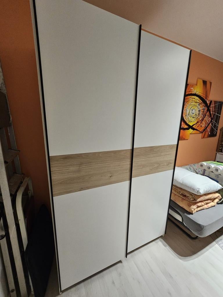 Armoire spacieuse avec plusieurs étagères, Ophalen, 100 tot 150 cm, 200 cm of meer, Teakhout