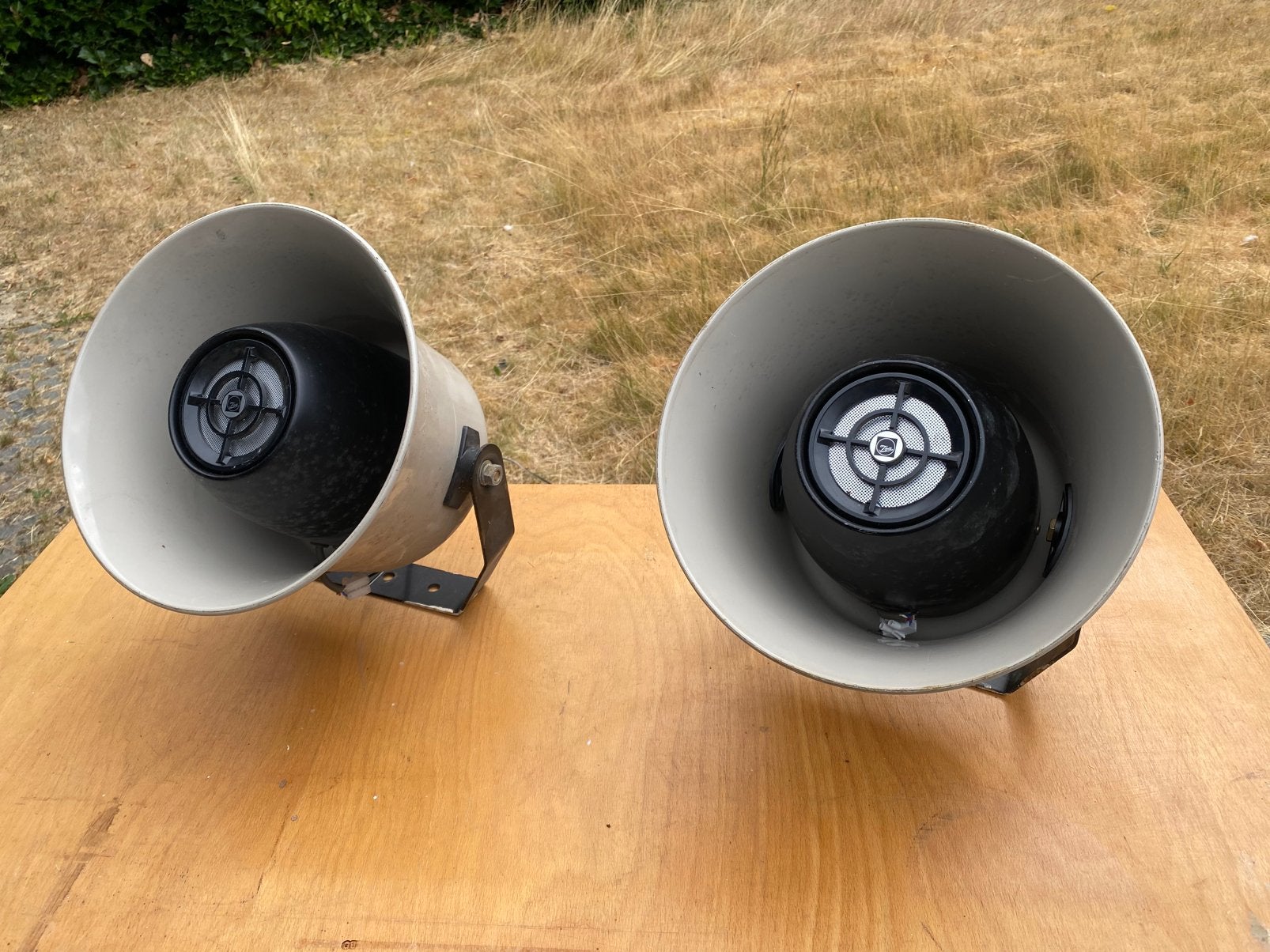 TOA cs-271 WIDE HORN SPEAKERS vintage, Autres marques, Moins de 60 watts, Enlèvement ou Envoi, Utilisé