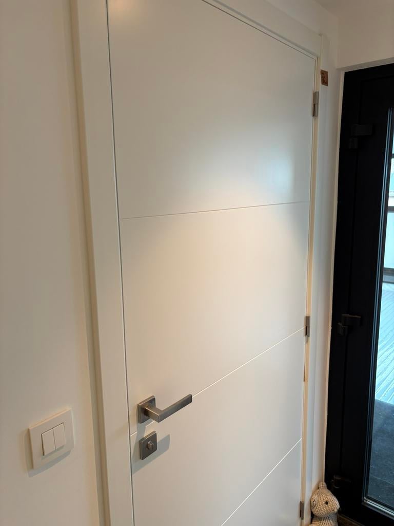 5. Binnendeuren Wit met kozijn, Enlèvement, Comme neuf