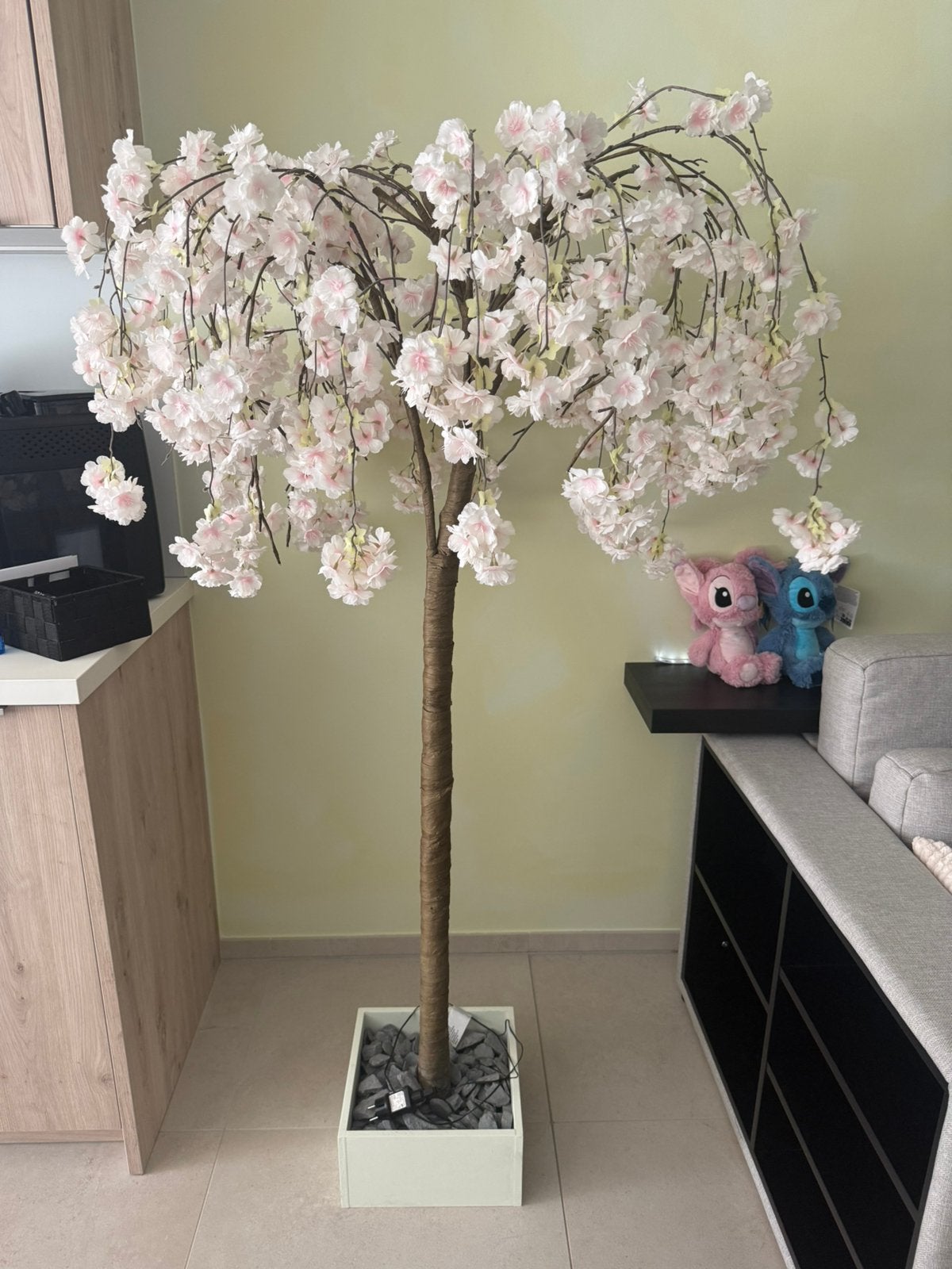Arbre d'ornement avec lumières, Enlèvement, Comme neuf, Avec éclairage