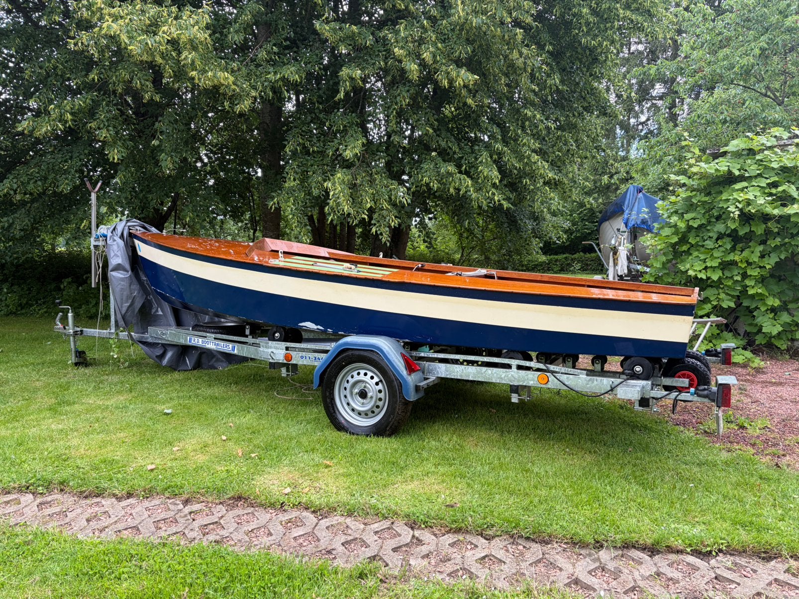 Houten zwaardboot Schakel, Watersport en Boten, Ophalen, Zo goed als nieuw