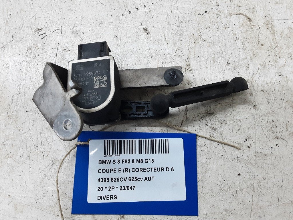 DIVERSEN DIVERS BMW 8 serie (G15) (3714295957402), Gebruikt, Mevr. I. Hauben, BMW, Rue de l'Espoir 34 34
4030  GRIVEGNÉE, BE