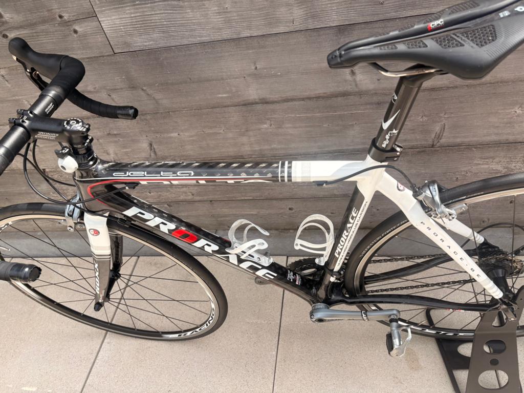 Prorace Delta Carbon — Ultegra — Fulcrum Racing- maat medium, Fietsen en Brommers, 28 inch, Gebruikt, Carbon, Meer dan 20 versnellingen