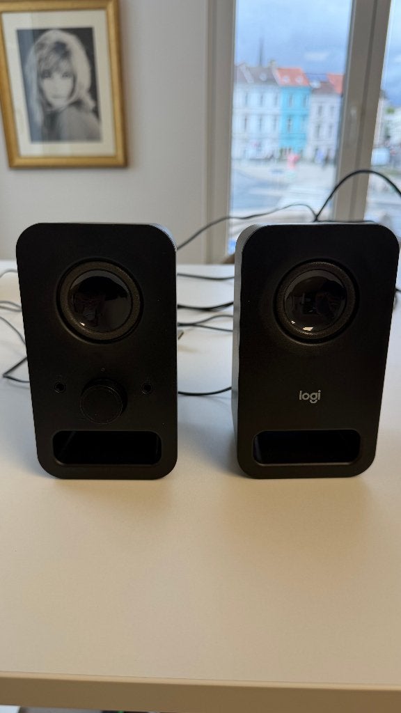 Logitech Z150 speakers zwart – zo goed als nieuw, Computers en Software, Ophalen, Zo goed als nieuw, Logitech