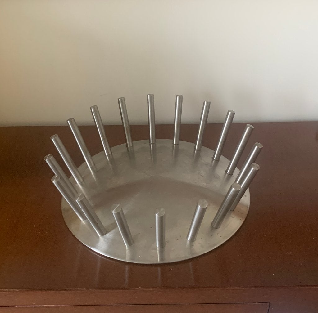 Plat à fruits en inox, Enlèvement