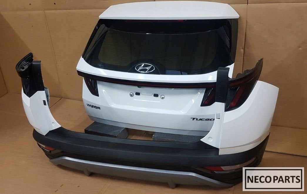 HYUNDAI TUCSON ACHTERKLEP BUMPER KLEUR PYW ALLES LEVERBAAR!!, Auto-onderdelen, Carrosserie, Achterklep, Hyundai, Achter, Gebruikt