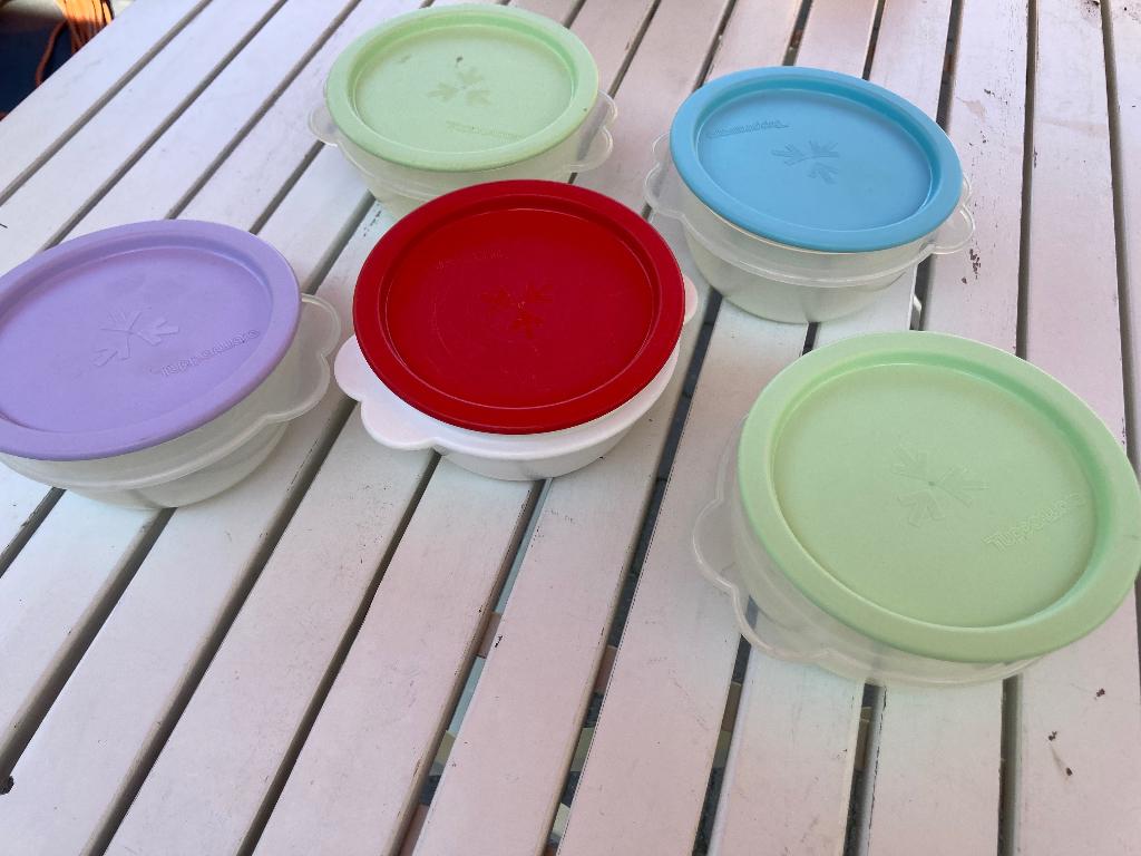 Tupperware potjes, Huis en Inrichting, Keuken | Tupperware, Ophalen of Verzenden, Wit