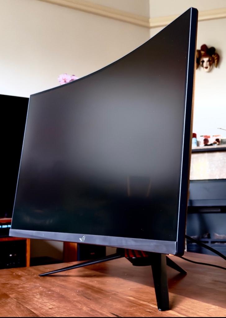 Moniteur Asus Rog Strix XG32VQR en très bon état, Informatique & Logiciels, Moniteurs, Gaming, 3 à 5 ms, Asus, VA