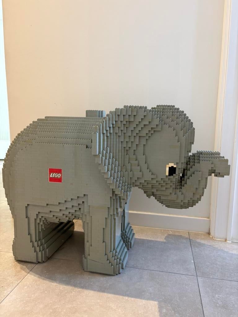 LEGO Olifant uniek etalagestuk, Huis en Inrichting, Woonaccessoires | Deurstoppers, Gebruikt, Binnen, Ophalen