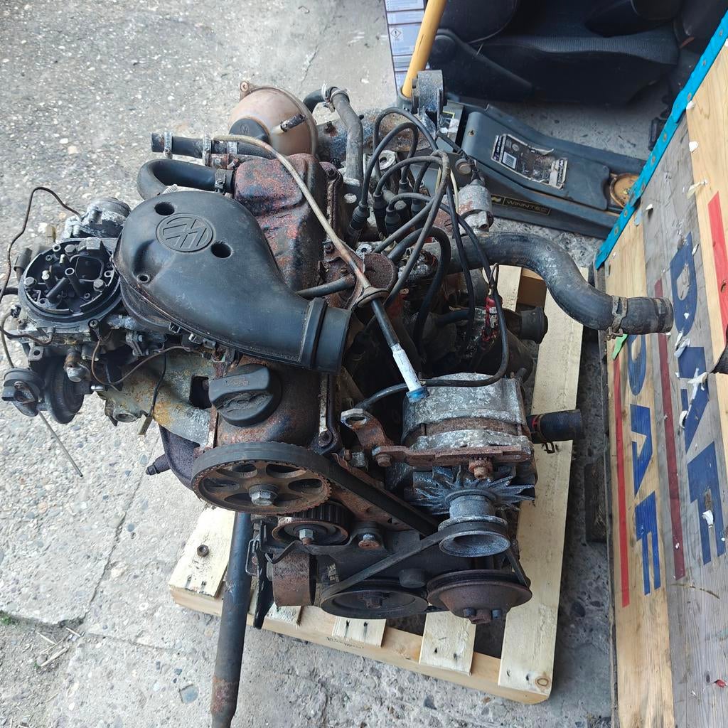 Golf 1 1800 carburateur motor, Ophalen, Gebruikt, Volkswagen