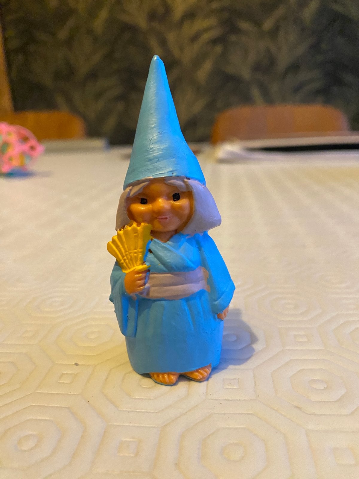 Vintage David de Kabouter PVC Figuurtje-kaboutervrouw, Verzamelen, Ophalen, Gebruikt