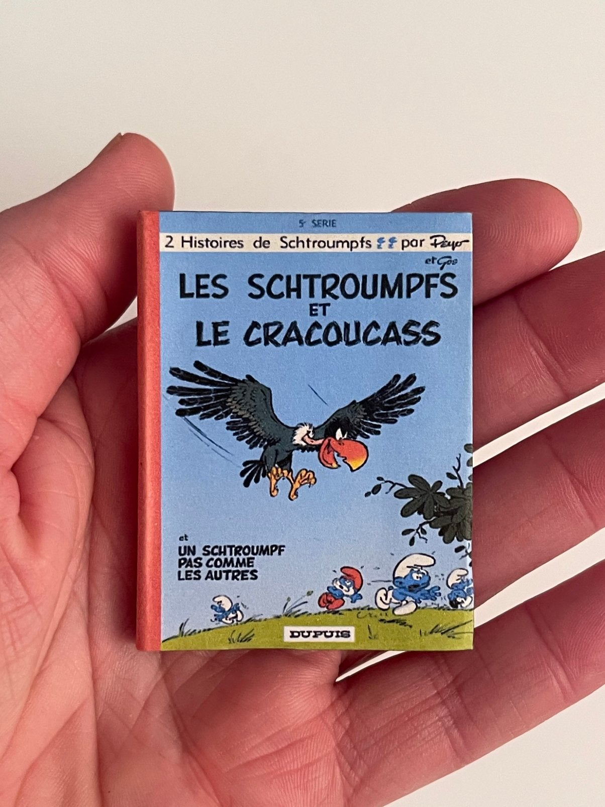 Histoires de schtroumpfs : Les schtroumpfs et le Cracoucass, Collections, Envoi, Gaston ou Spirou, Comme neuf, Livre ou Jeu