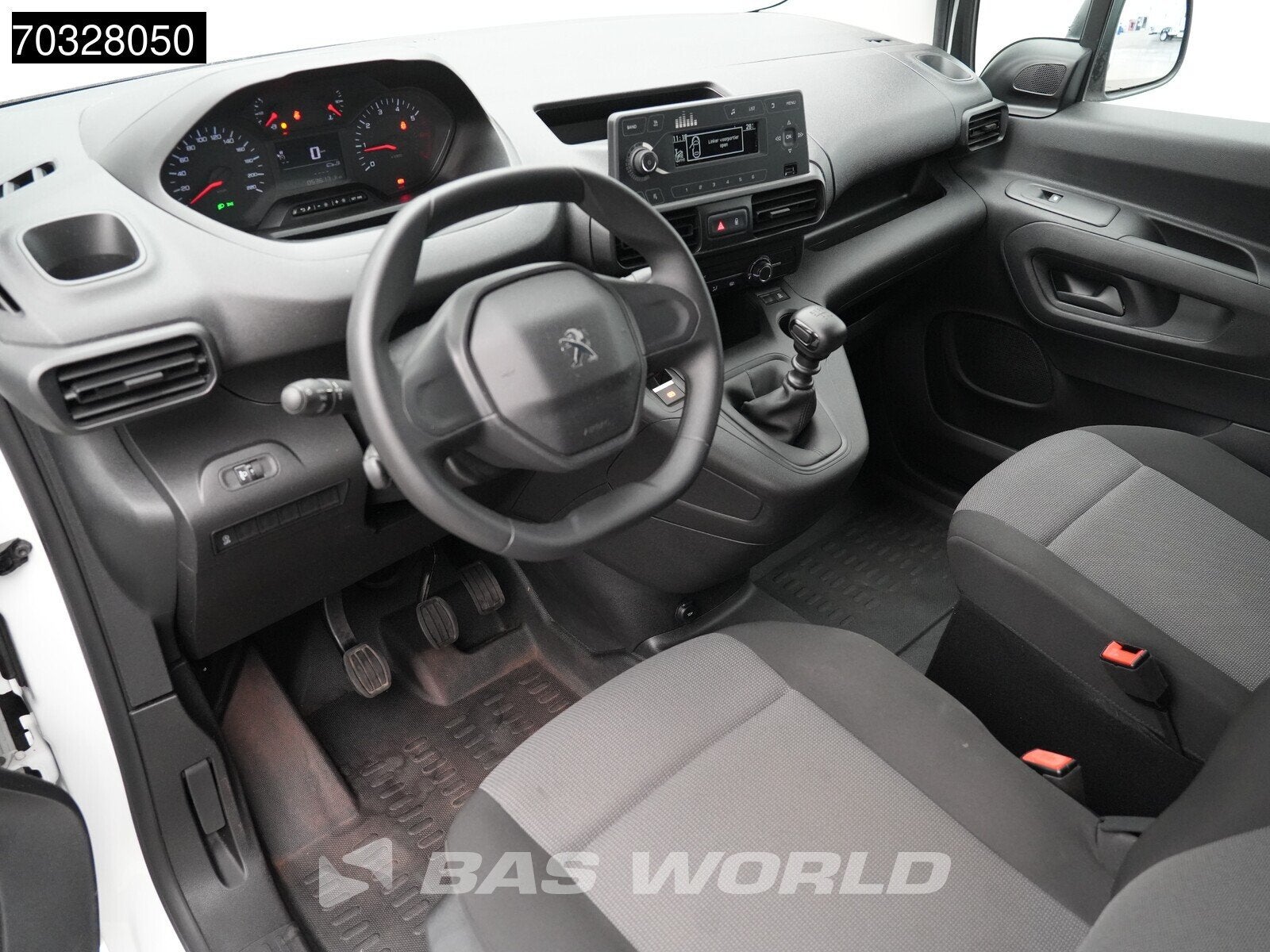 Peugeot Partner 110pk Benzine L1H1 Airco Cruise Parkeersenso, Electronic Stability Program (ESP), Stof, Gebruikt, 1199 cc