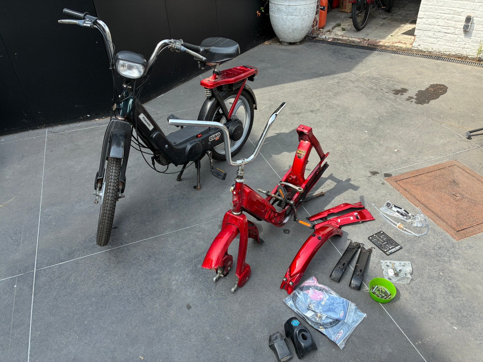 Piaggio ciao mix, Fietsen en Brommers, Ophalen
