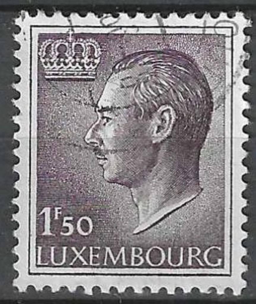 Luxembourg 1965-1966 - Yvert 663 - Grand-Duc Jan (ST), Timbres & Monnaies, Timbres | Europe | Autre, Affranchi, Luxembourg, Envoi