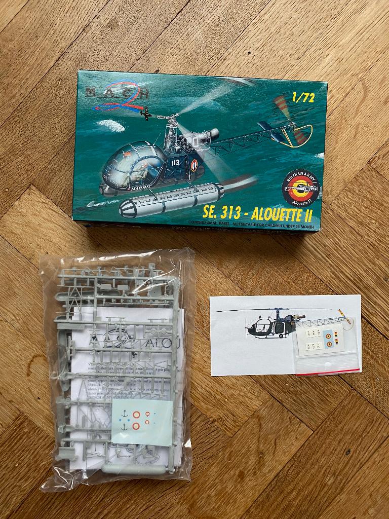 ALOUETTE II - ARMÉE BELGE - 1:72, Neuf, Autres marques, 1:72 à 1:144, Hélicoptère