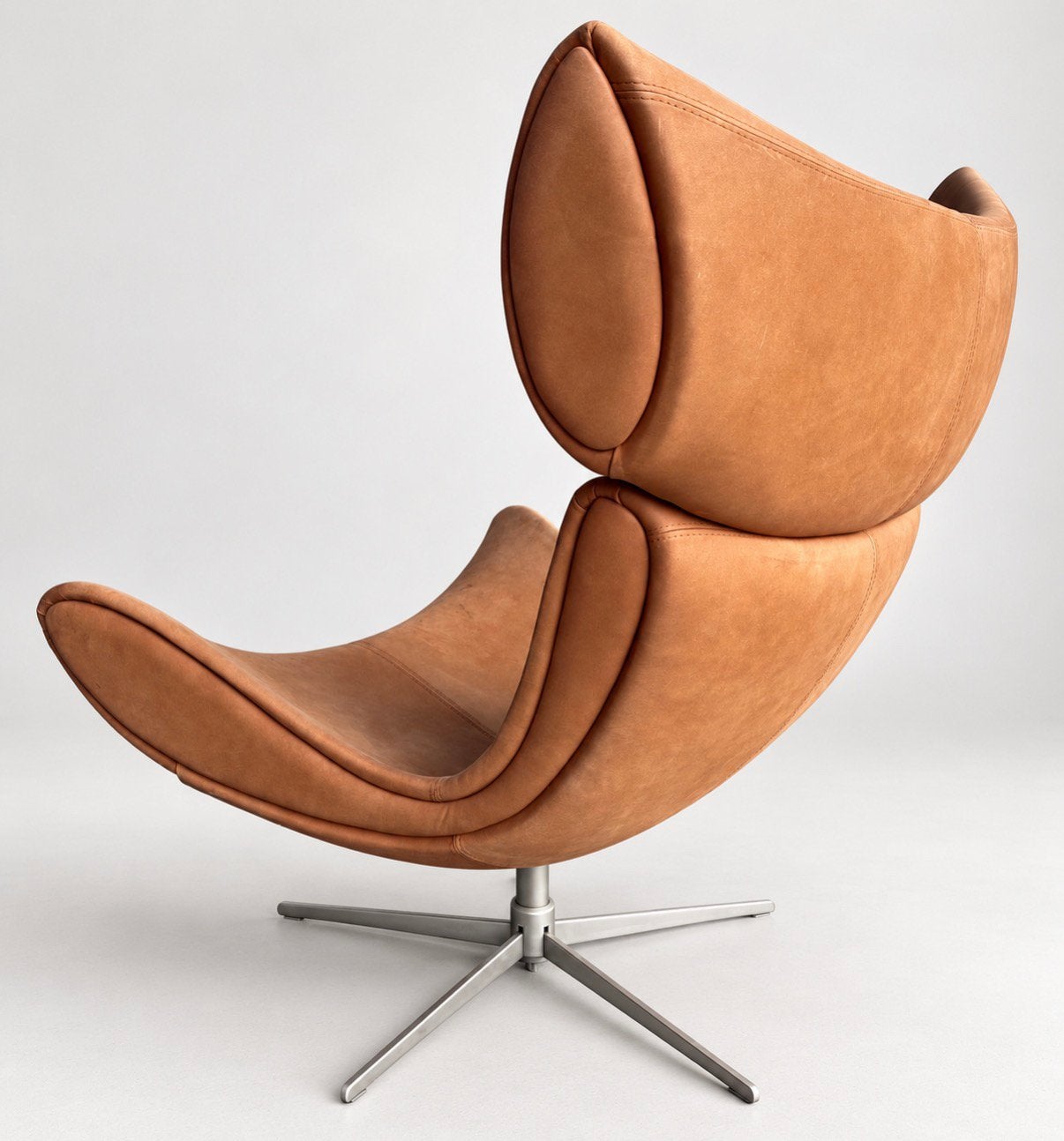 IMOLA Lounge Chair — Henrik Pedersen for BoConcept, 2008., Ophalen, Stoel, Leer, Beweegbaar