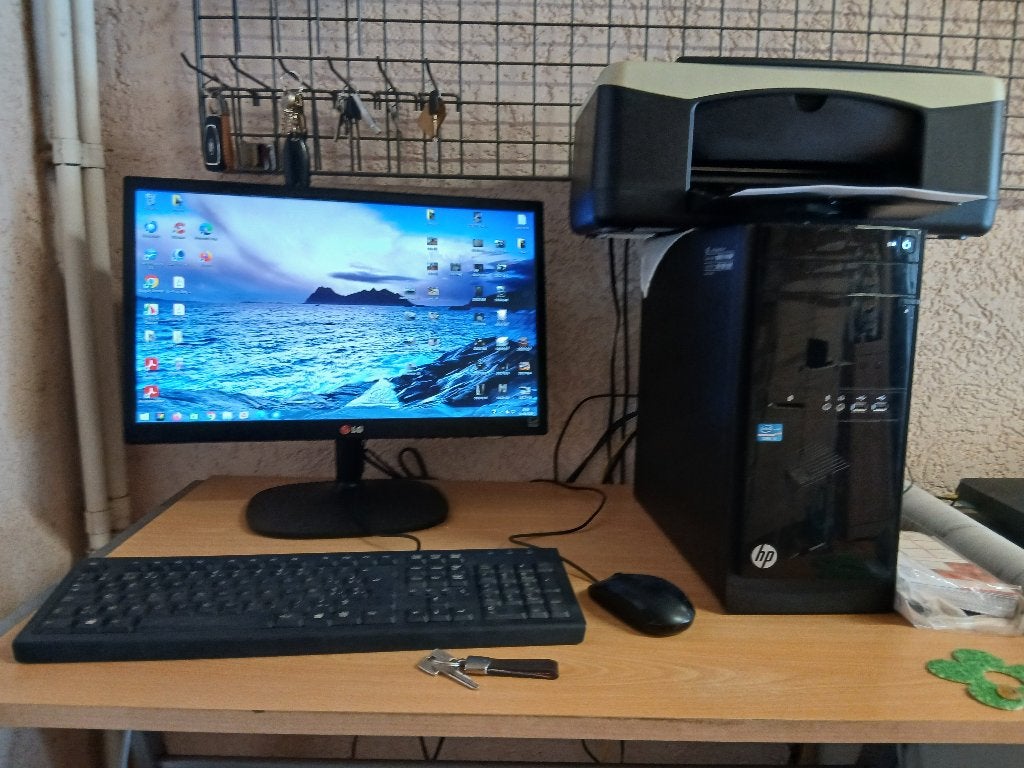 ORDINATEUR + IMPRIMANTE, Ophalen, Gebruikt, HP EliteDesk